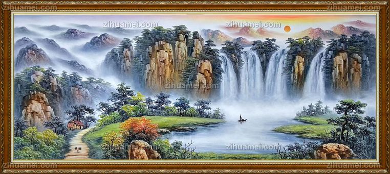 风水油画精品油画