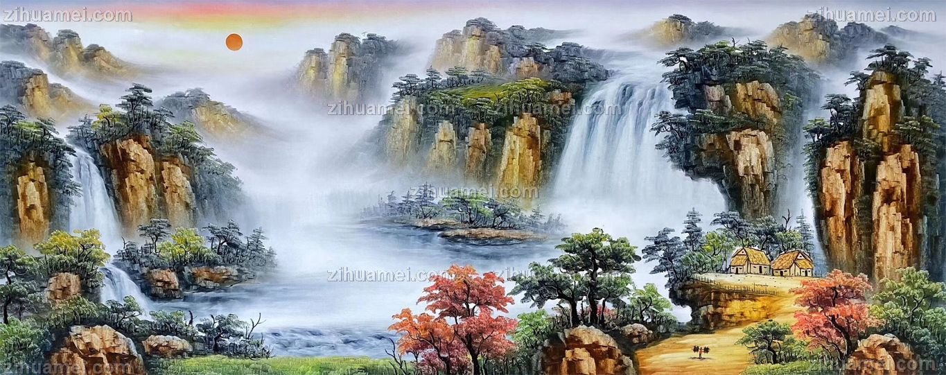 花鸟画手绘油画
