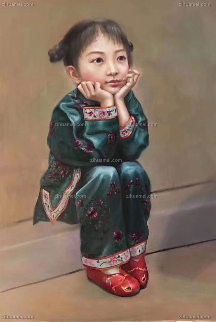 人物手绘油画