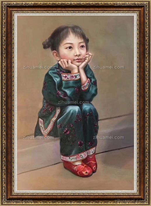 www.zihuamei.com油画人物油画