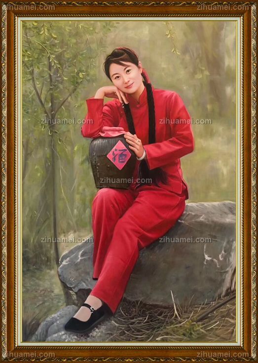 www.zihuamei.com油画人物画