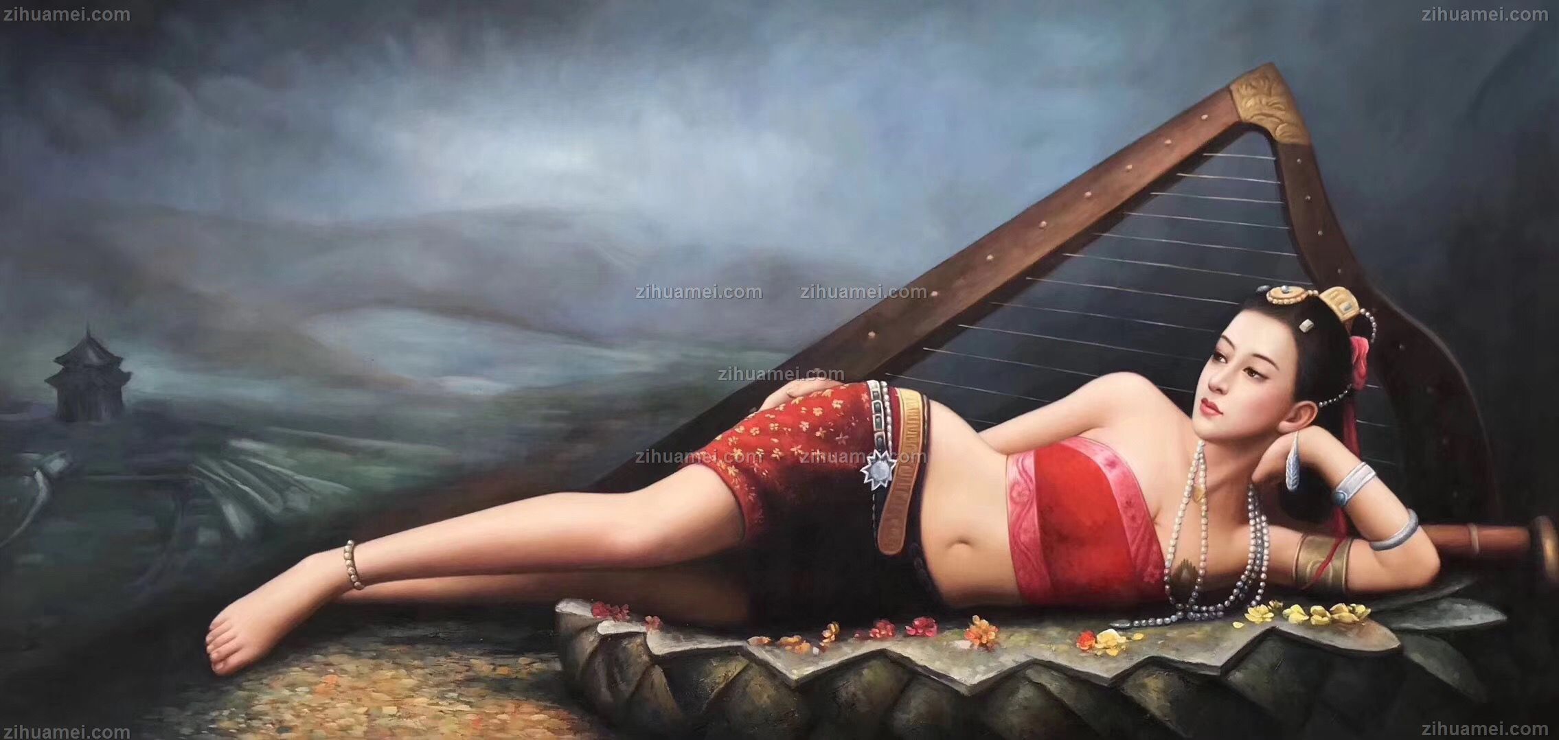 人物画手绘油画