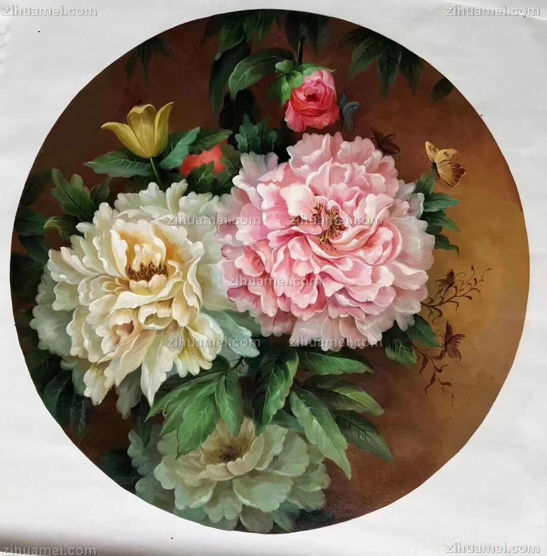 花鸟画手绘油画