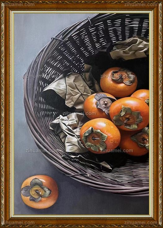 写实手绘油画静物油画