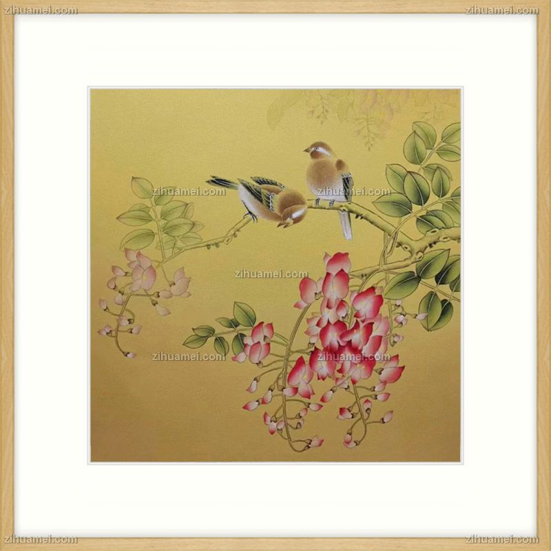 适合卧室的中式花鸟国画