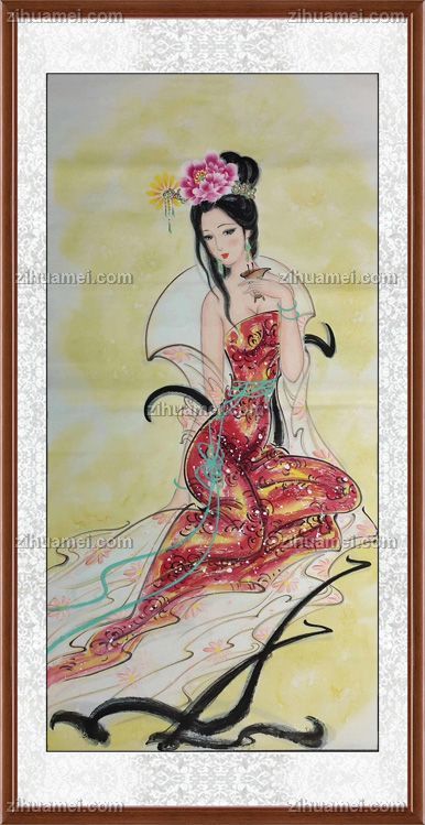 美女写意画