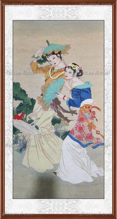 工笔仕女图国画