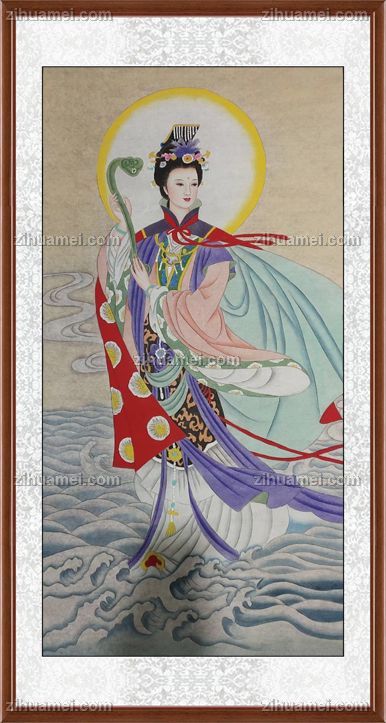 观音菩萨国画