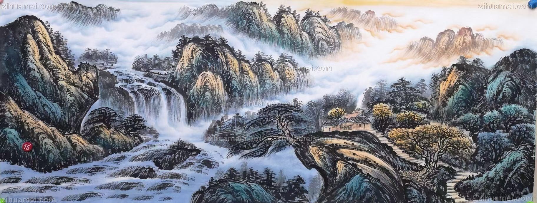水墨山水画