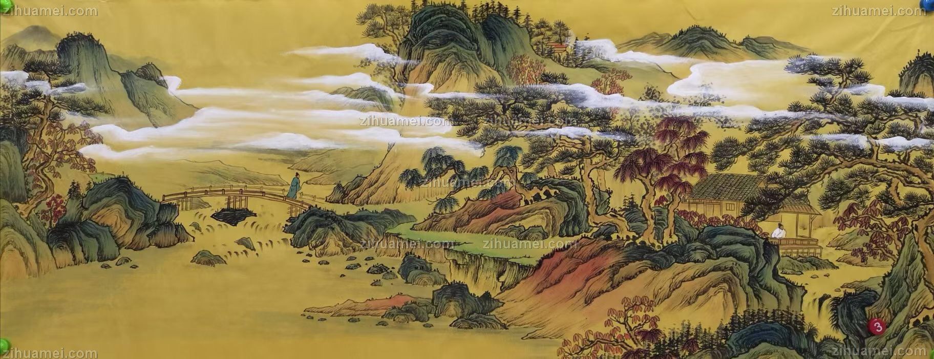 适合书房的山水画