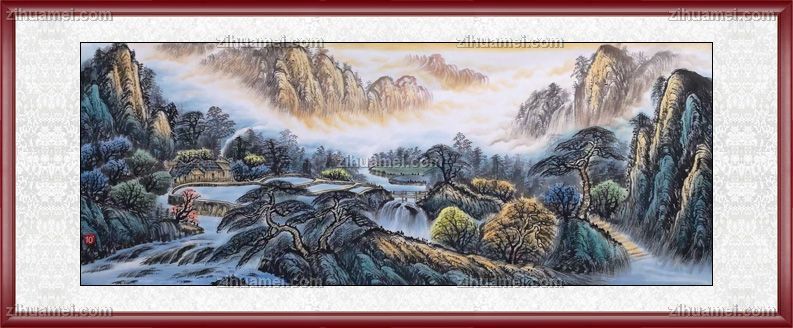 水墨山水画