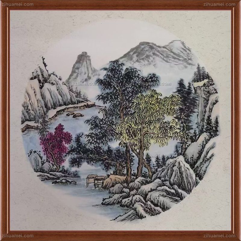 写意仿古山水国画