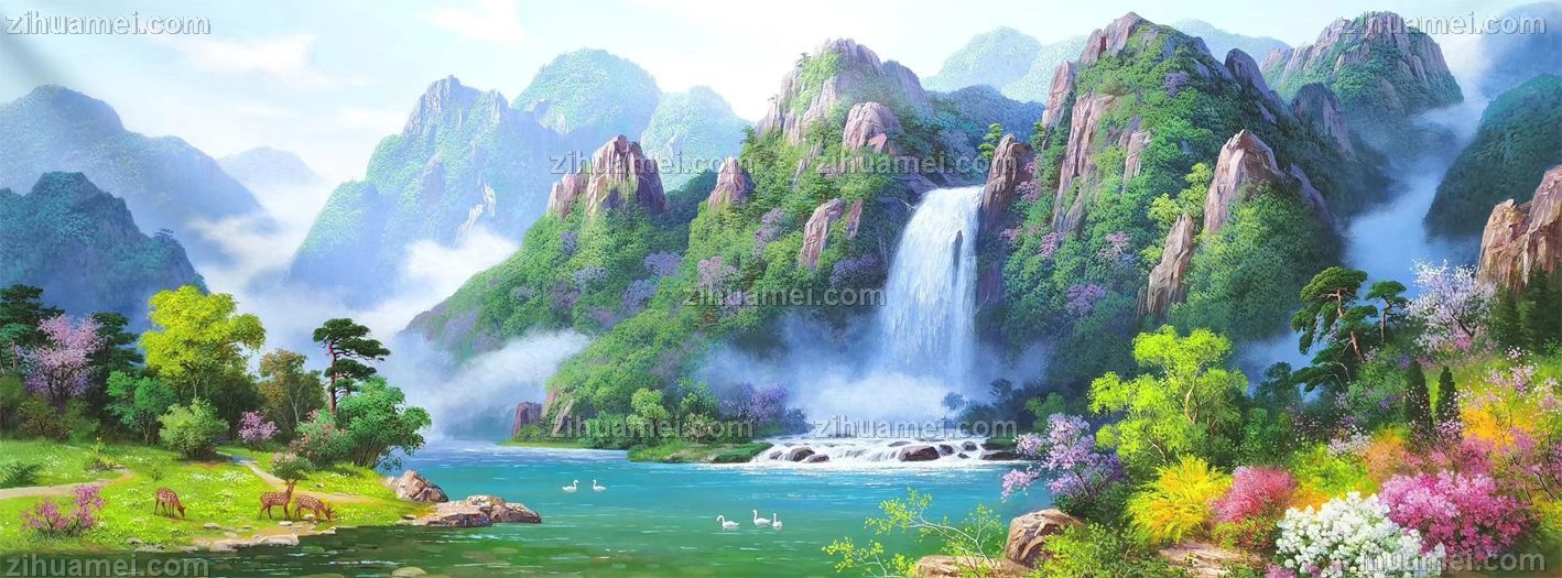 客厅适合挂的风景画