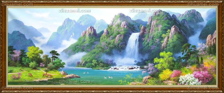 客厅适合挂的风景画
