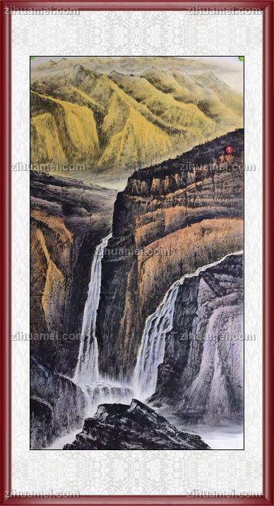 大厅适合挂的山水画