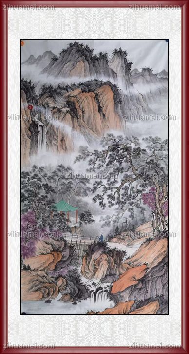 客厅适合挂什么国画
