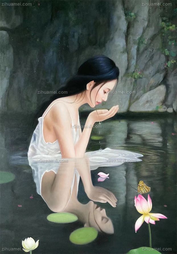 适合卧室的人物油画