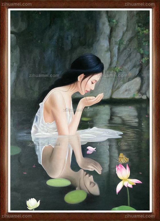 适合卧室的人物油画