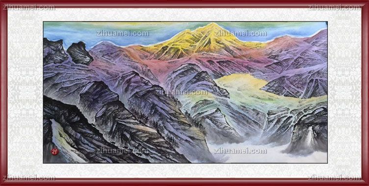 大厅适合什么样的山水画