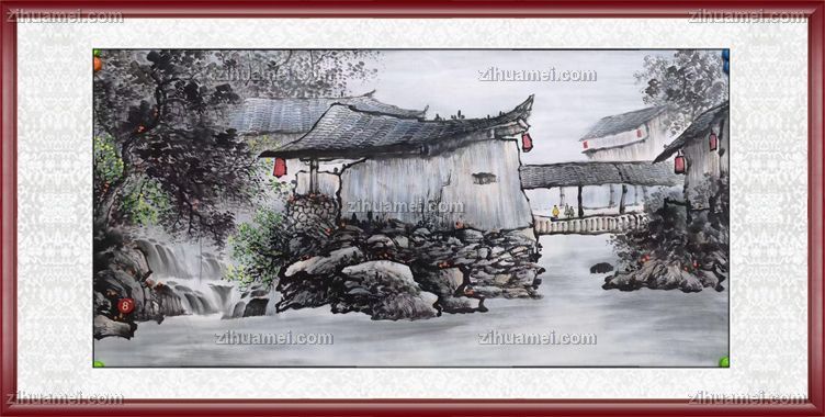大厅适合什么样的风景画