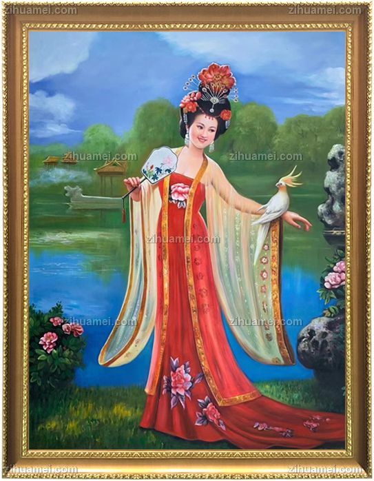 纯手绘人物油画