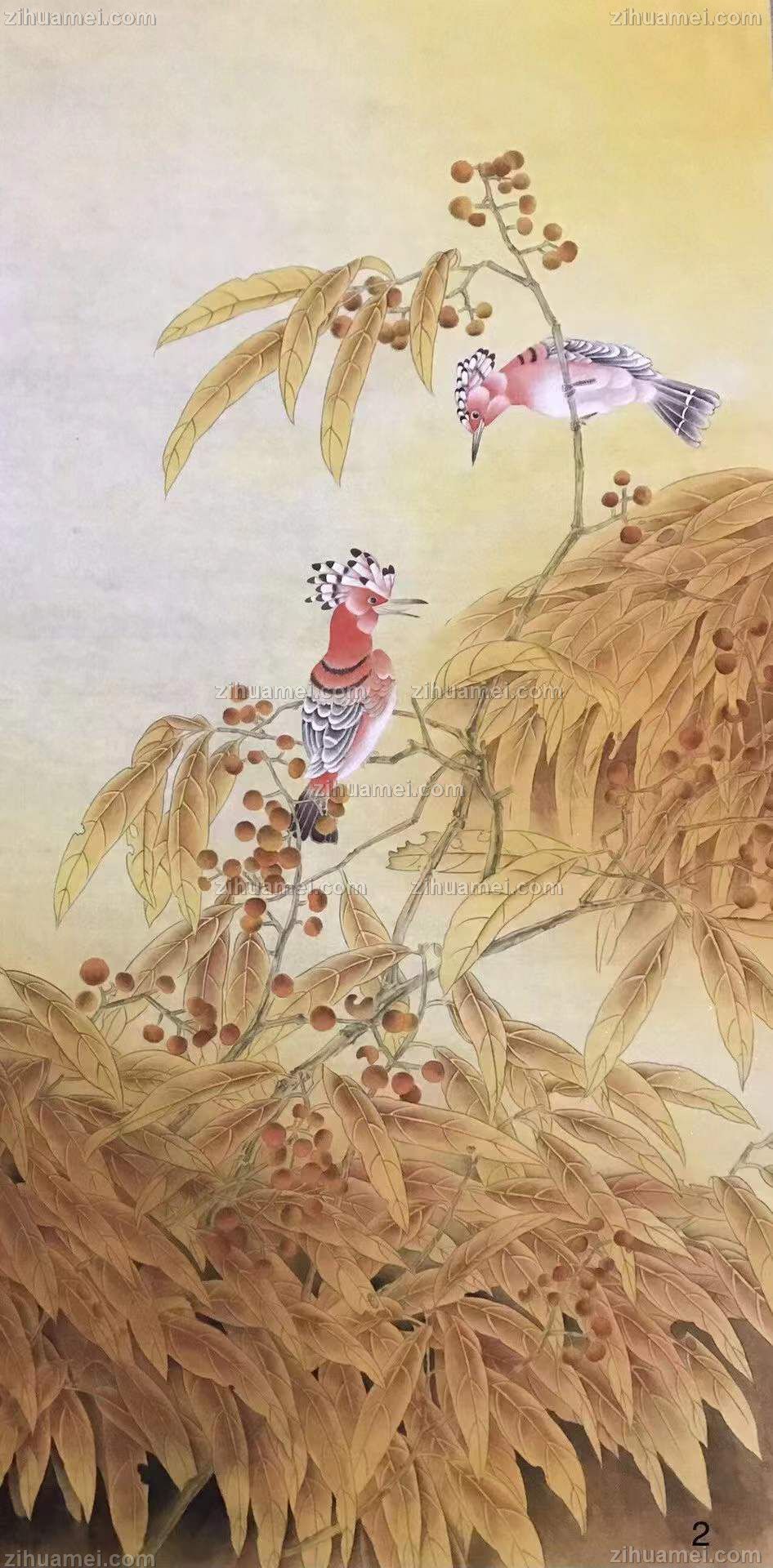 适合玄关的花鸟国画