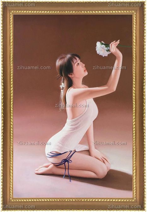 卧室适合挂什么美女人物油画