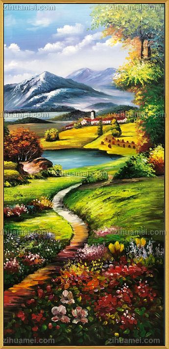 风景油画 中式油画 家庭挂画 酒店挂画