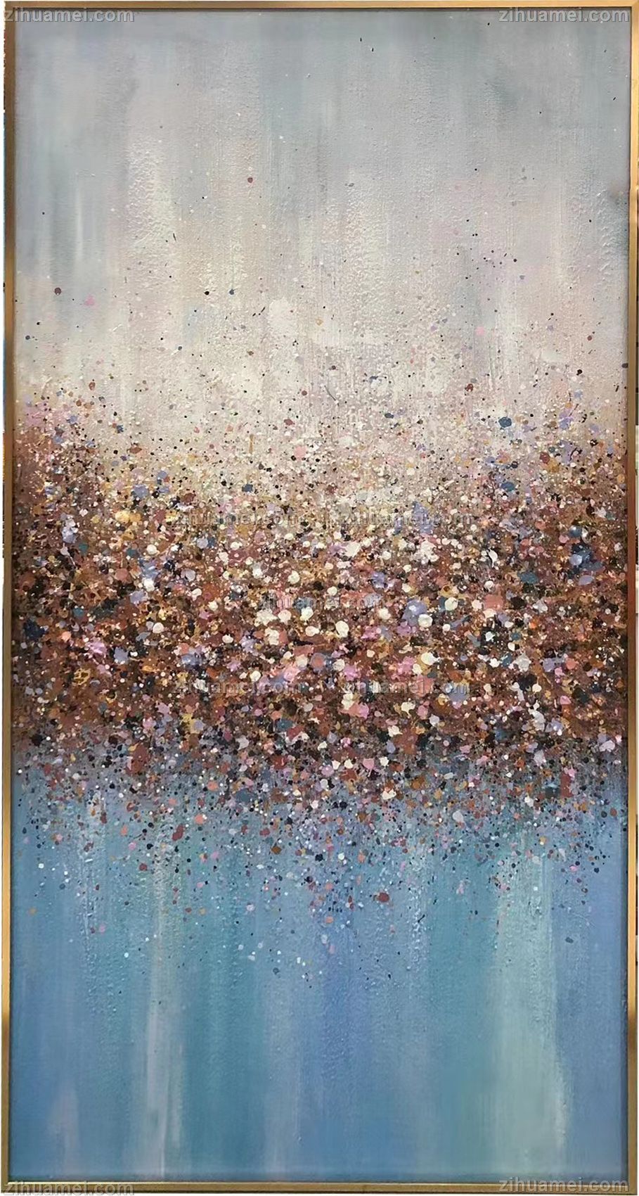 适合玄关的现代油画艺术