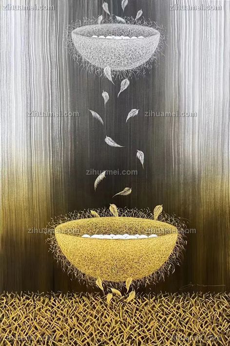 适合客厅走廊的现代装饰油画