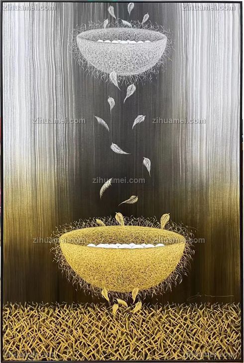 适合客厅走廊的现代装饰油画
