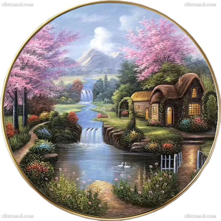 适合酒店的欧式风景油画