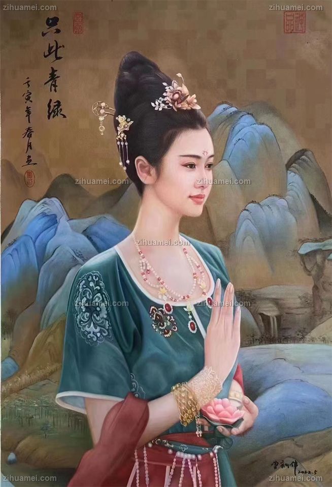 实物拍摄现货油画精品人物油画