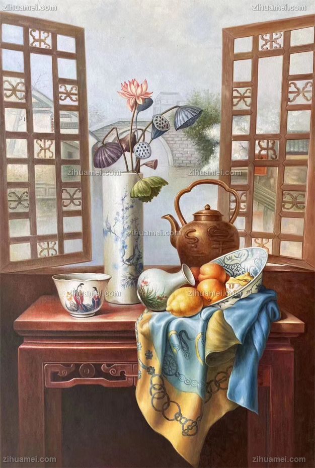 适合卧室的精品写实油画