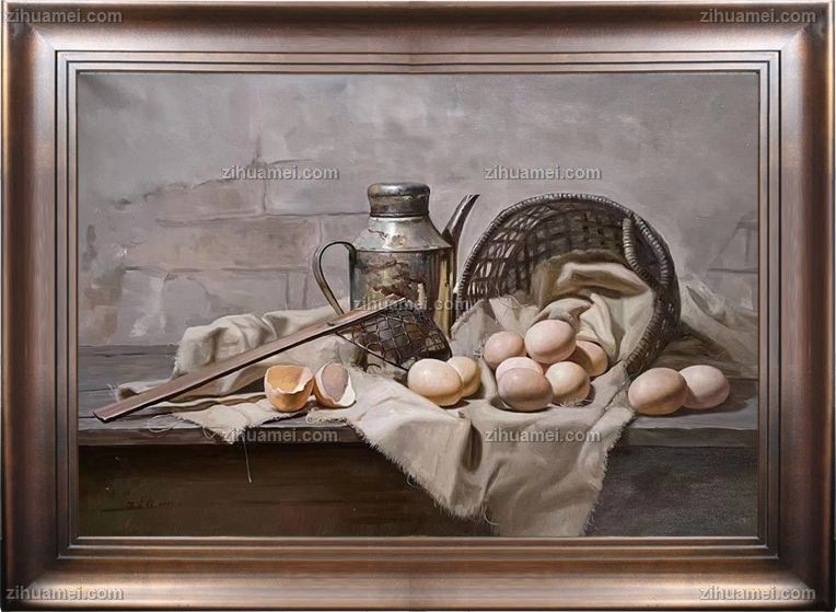 餐厅适合挂什么样的写实油画作品