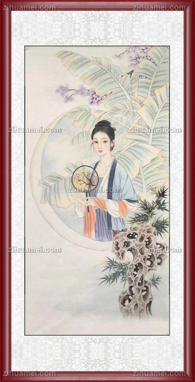 工笔人物国画