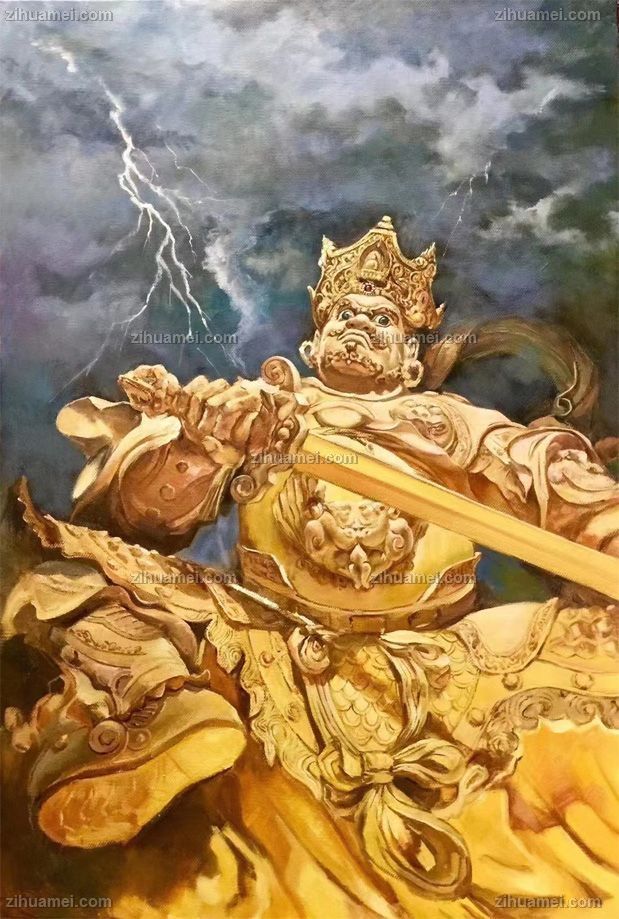 适合客厅的人物纯手绘油画