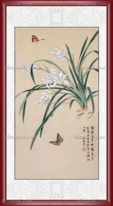 适合玄关客厅的工笔国画