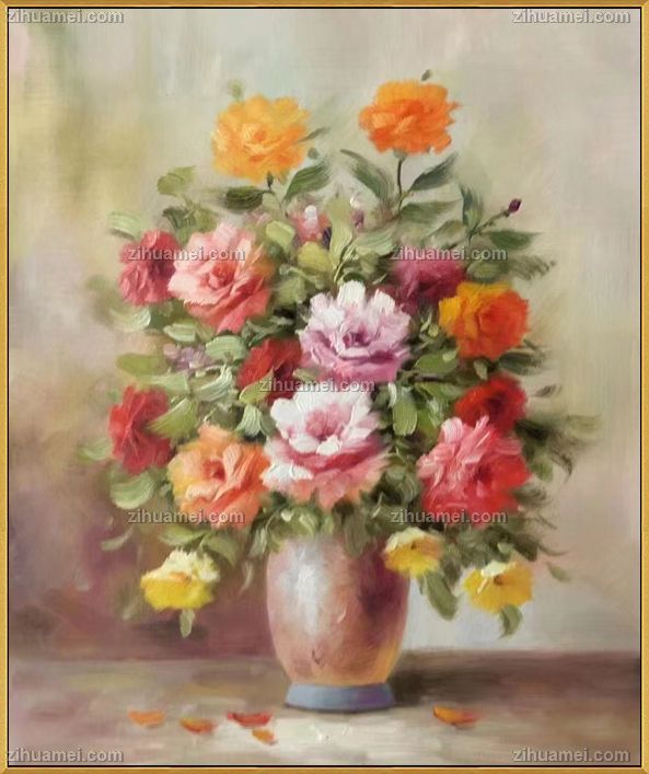 写生花卉花瓶