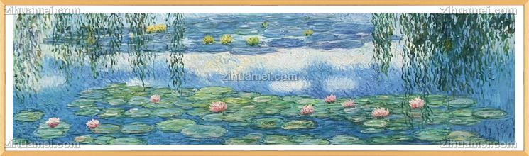 卧室床头挂画手绘油画