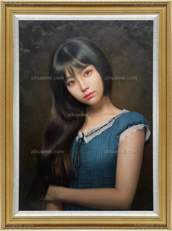 适合客厅的美女人物油画