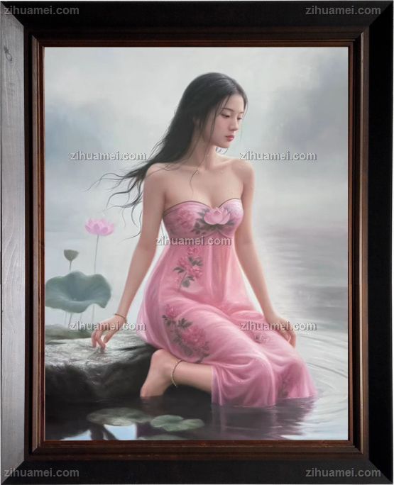 裸体美女人物油画