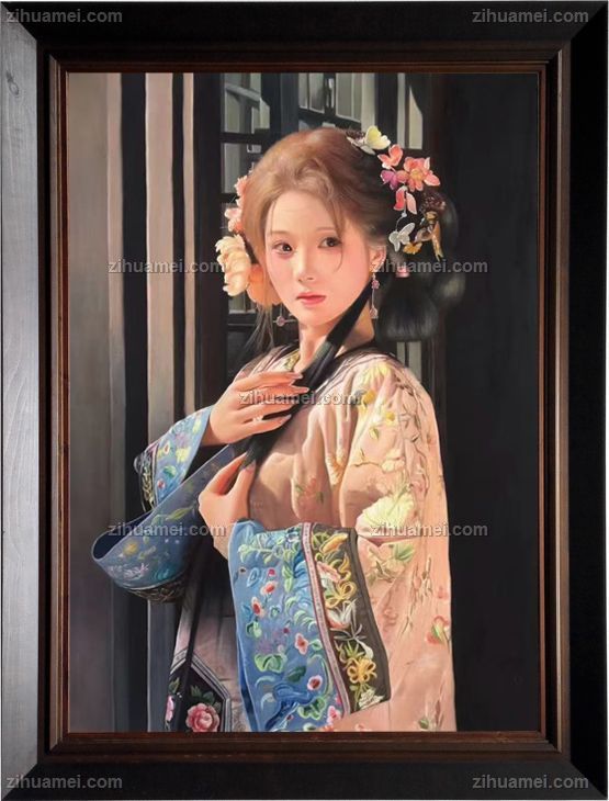 原创油画图片人物油画写实