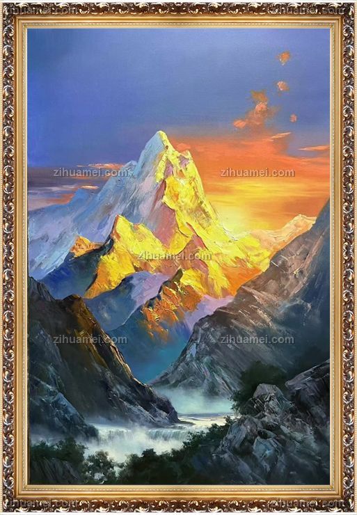 玄关走廊金山系列风景油画
