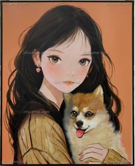 人物手绘油画