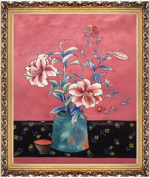 餐厅客厅装饰花卉油画