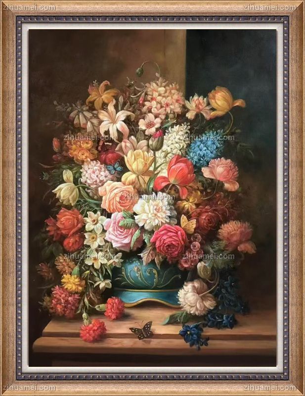 精品花卉油画古典花卉油画