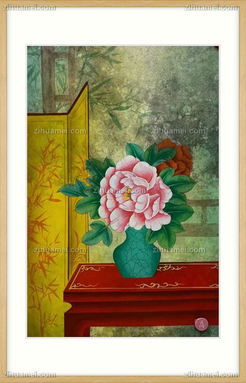 手绘国画花卉国画