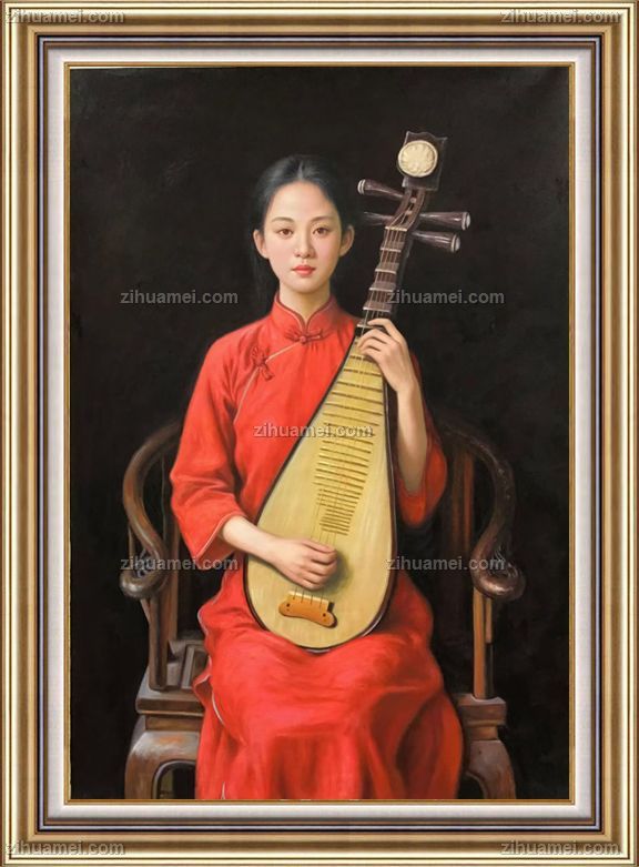 美女人体艺术油画手绘