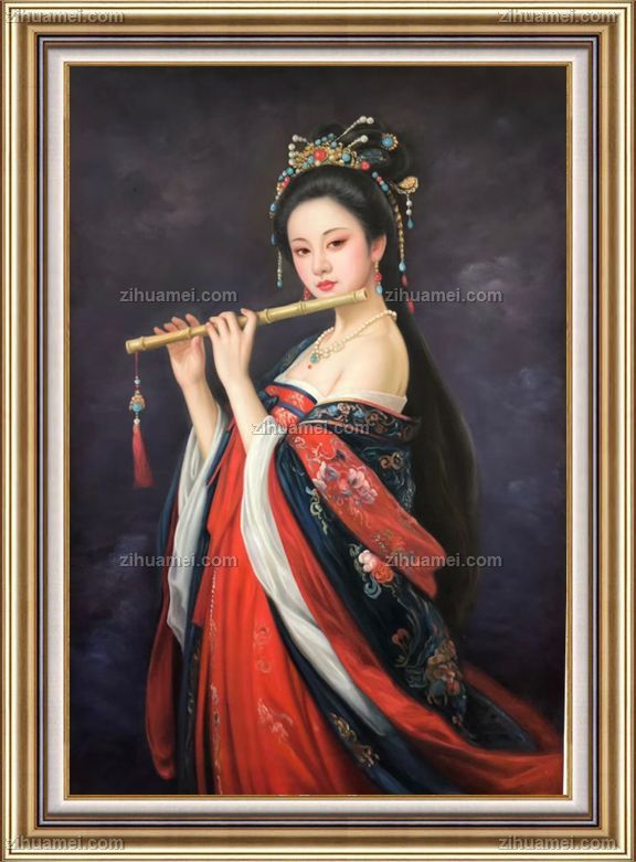 美女人体艺术油画手绘